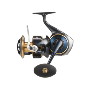 View of Spinning reel Daiwa 25 Saltiga Saltwater Spinning Reel 14000-P available at EZOKO Fishing