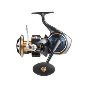 View of Spinning reel Daiwa 25 Saltiga Saltwater Spinning Reel 14000-XH available at EZOKO Fishing