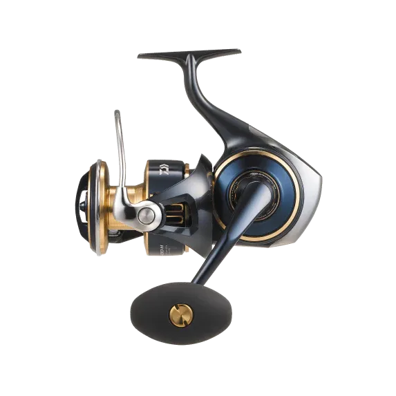 View of Spinning reel Daiwa 25 Saltiga Saltwater Spinning Reel 8000-H available at EZOKO Fishing
