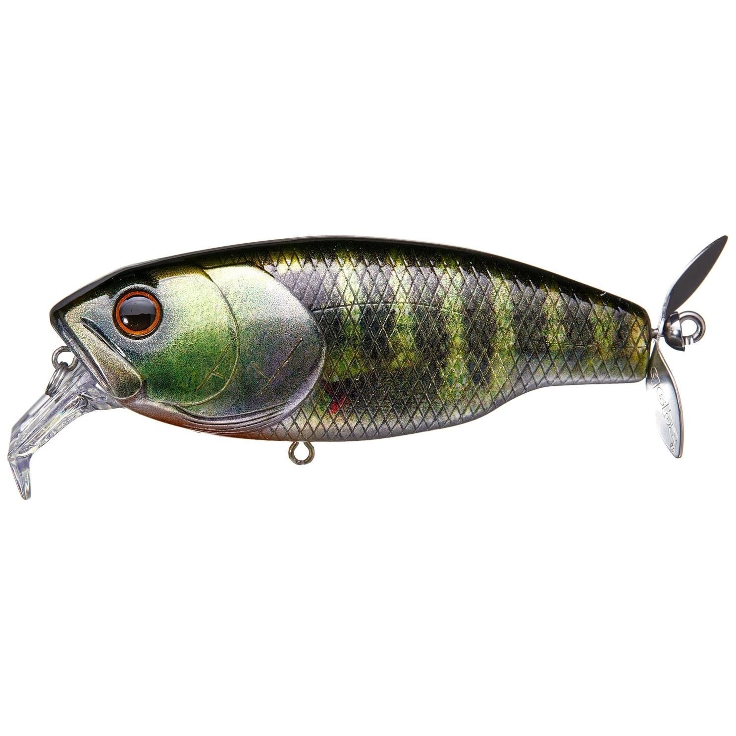 View of Topwaters Deps Buzzjet 96 Wakebaits Real Flash Bluegill available at EZOKO Fishing