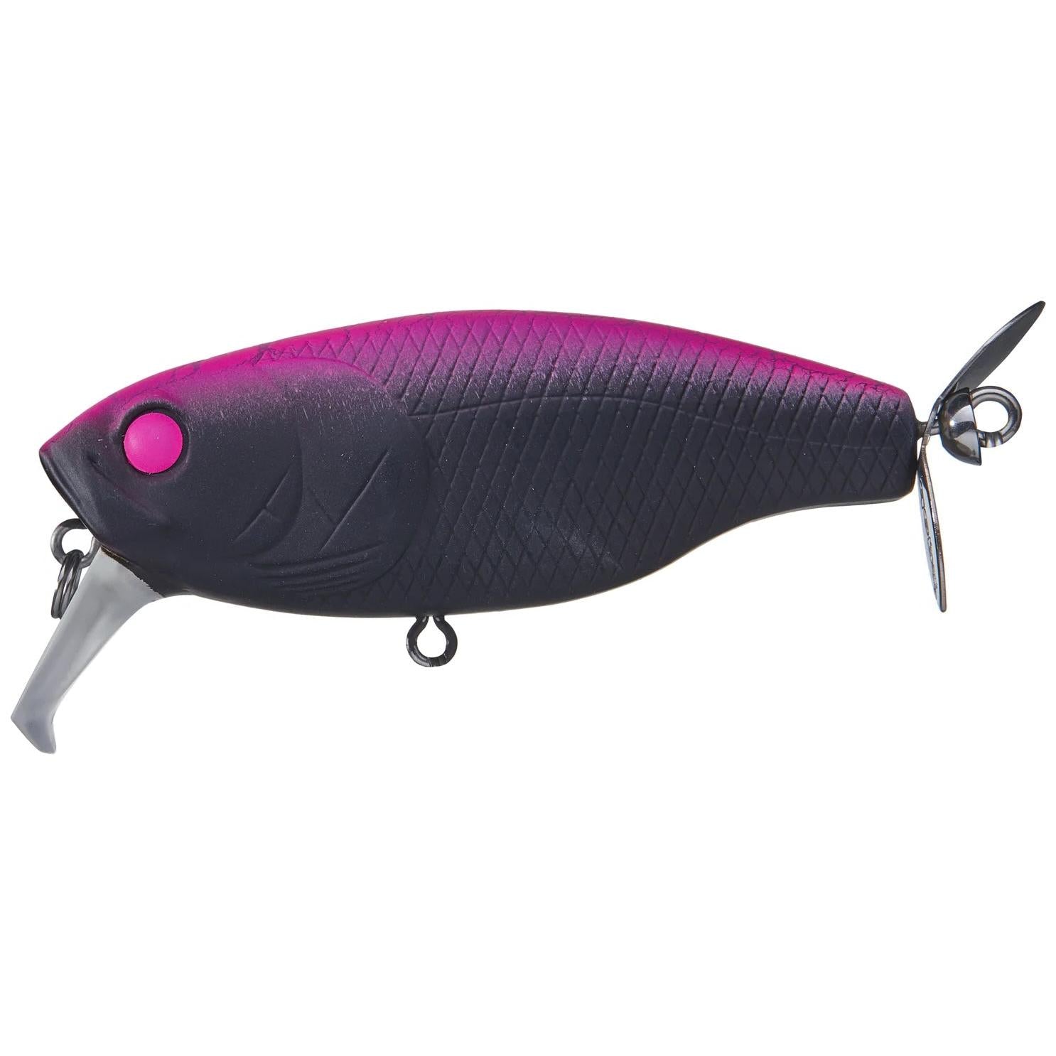 View of Topwaters Deps Buzzjet Jr Wakebait Visible Black available at EZOKO Fishing