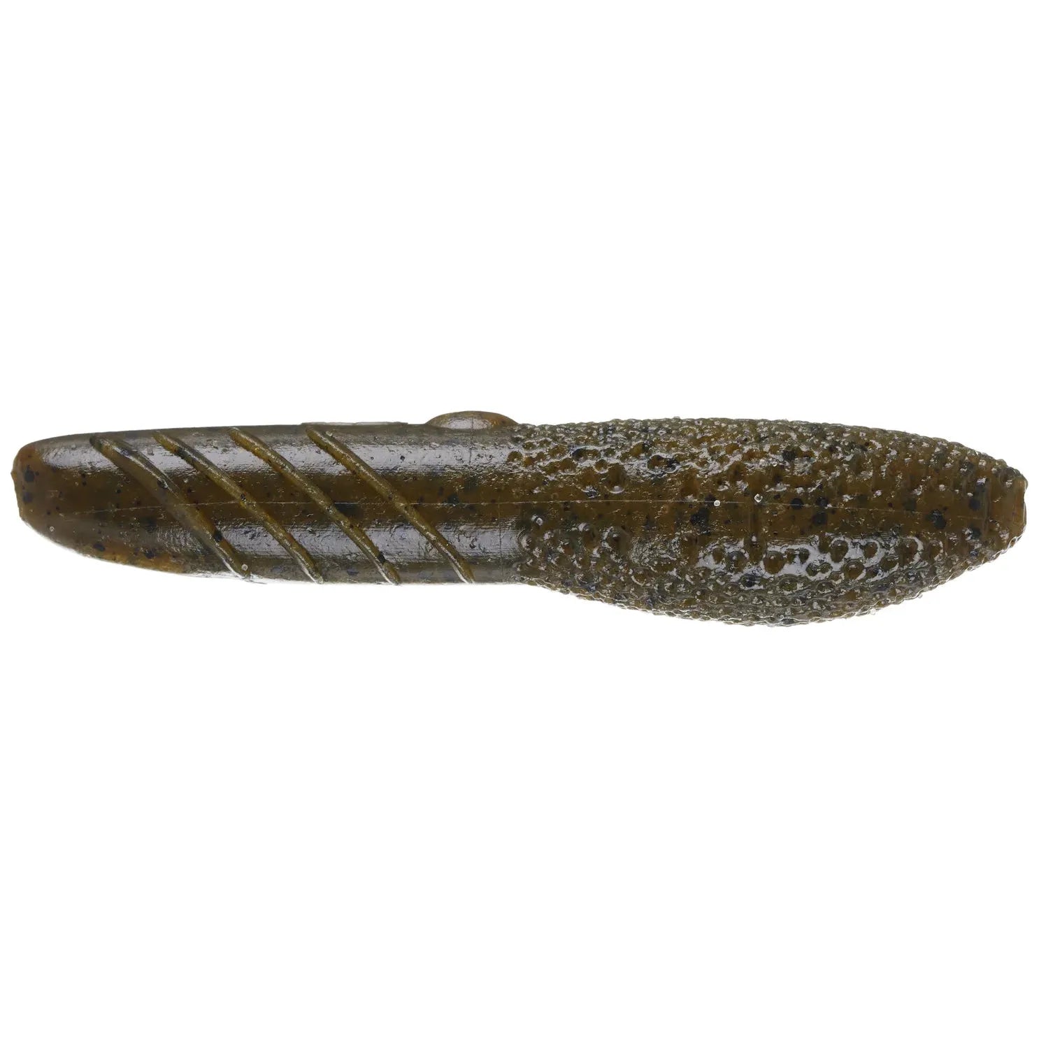 View of Softbaits Deps Cover Scat Stick Bait 3.5" Green Pumpkin available at EZOKO Fishing