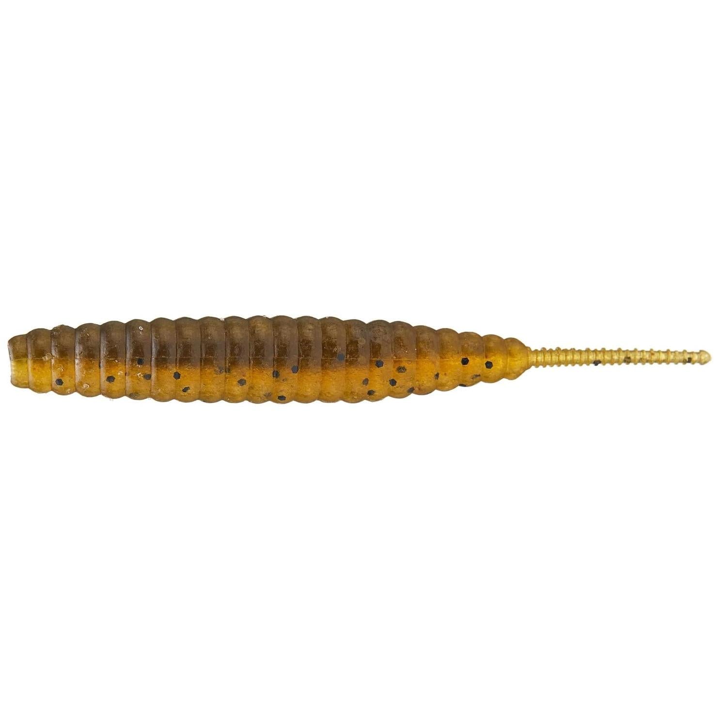 View of Softbaits Deps Deathadder Straight Tail Worm 3" June Grass available at EZOKO Fishing