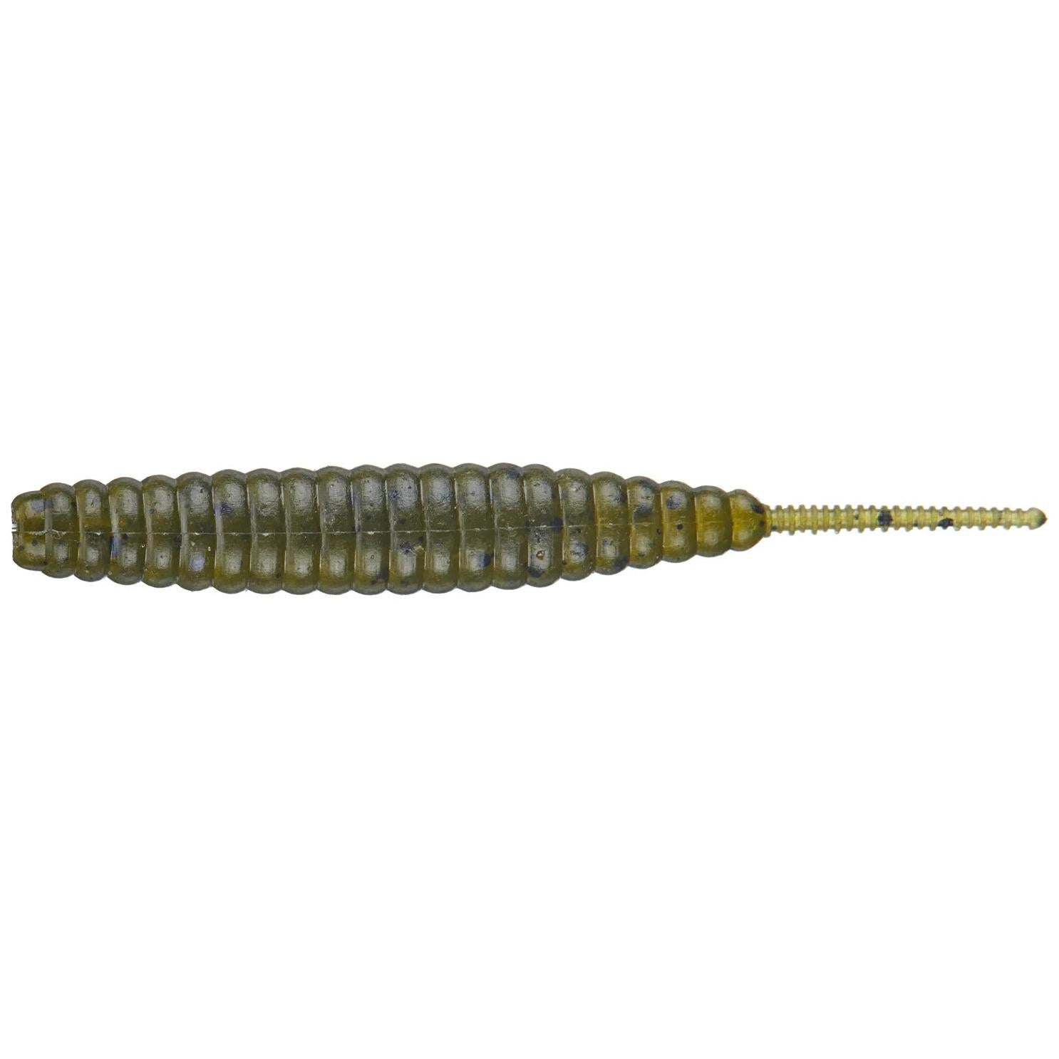 View of Softbaits Deps Deathadder Straight Tail Worm 3" Watermelon Seed available at EZOKO Fishing