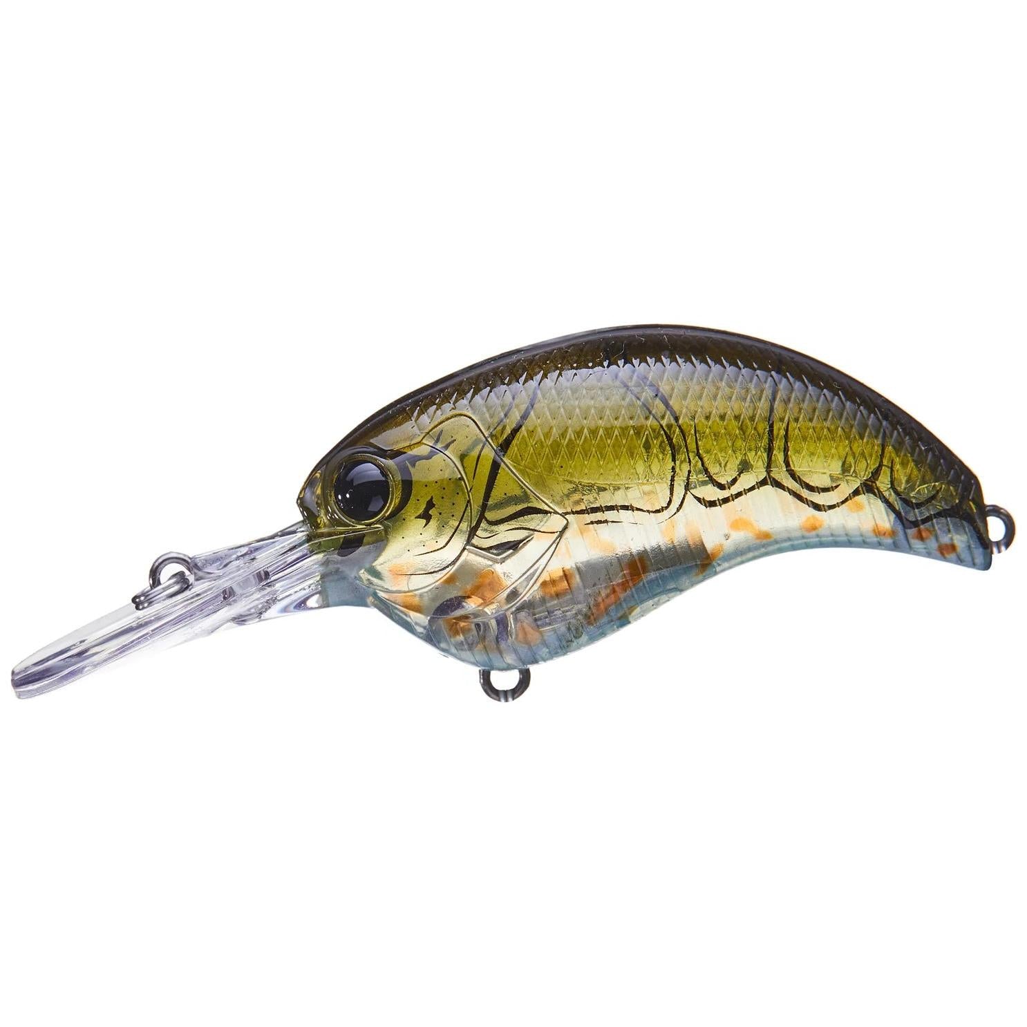 View of Crankbaits Deps Evoke 1.8 Crankbait Olive Craw available at EZOKO Fishing
