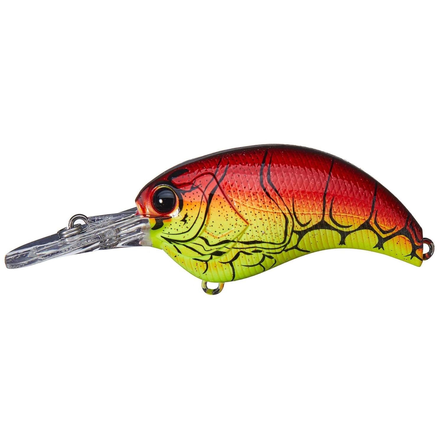 View of Crankbaits Deps Evoke 1.8 Crankbait Red Craw Chart Belly available at EZOKO Fishing