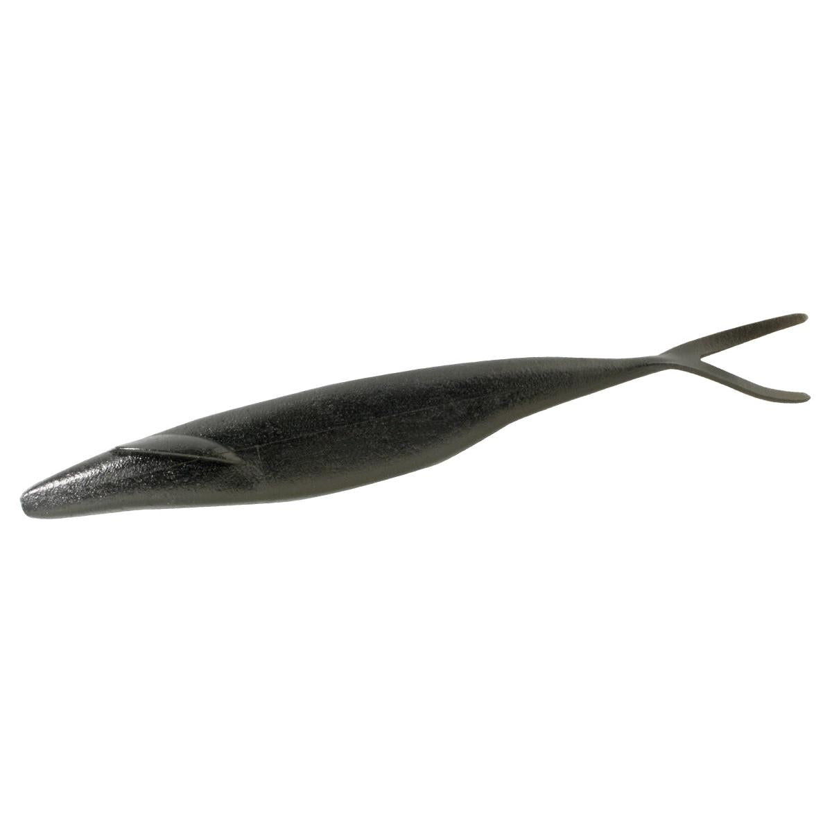 View of Softbaits Deps Sakamata Shad Soft Jerkbait 4" Black available at EZOKO Fishing