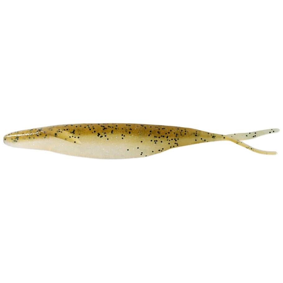View of Softbaits Deps Sakamata Shad Soft Jerkbait 7" Champagne Pepper / Neon Pearl available at EZOKO Fishing