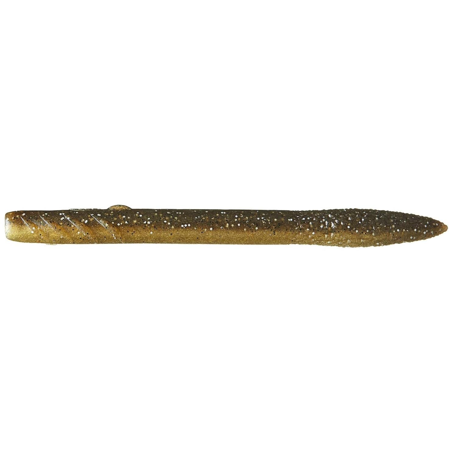 View of Softbaits Deps Slender Scat Stick Bait 5" Pumpkin Cheesecake available at EZOKO Fishing