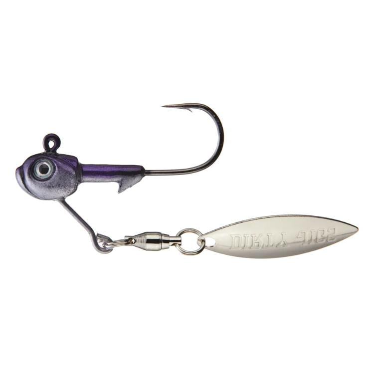 View of Underspins Dirty Jigs Tackle Bassin Mini Underspin 1/4oz Lavender Shad available at EZOKO Fishing