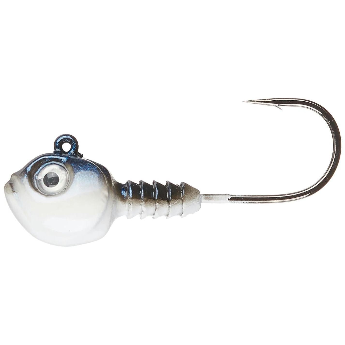 View of Swimbait Jigs Dirty Jigs Tackle Guppy Swimbait Jig Head 3/16oz 1/0 Blue Shad available at EZOKO Fishing