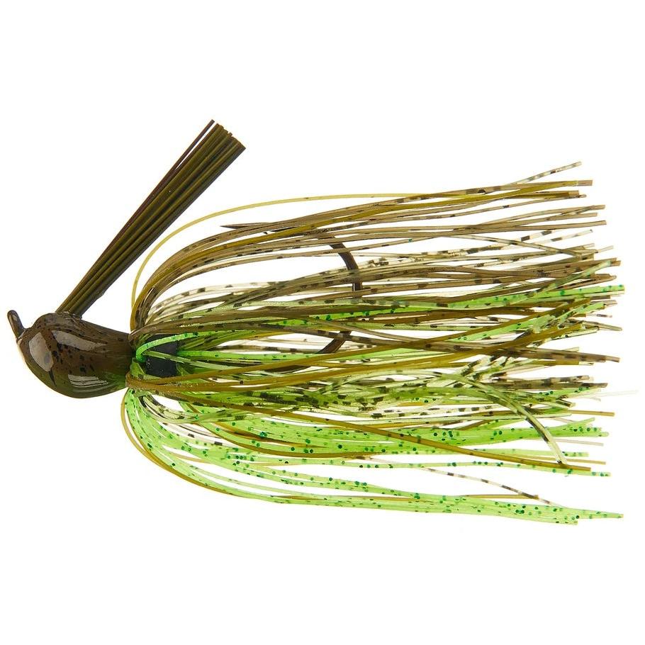 View of Pitching Jigs Dirty Jigs Tackle Luke Clausen Compact Pitchin Jig 1/4oz Dirty Chartreuse available at EZOKO Fishing