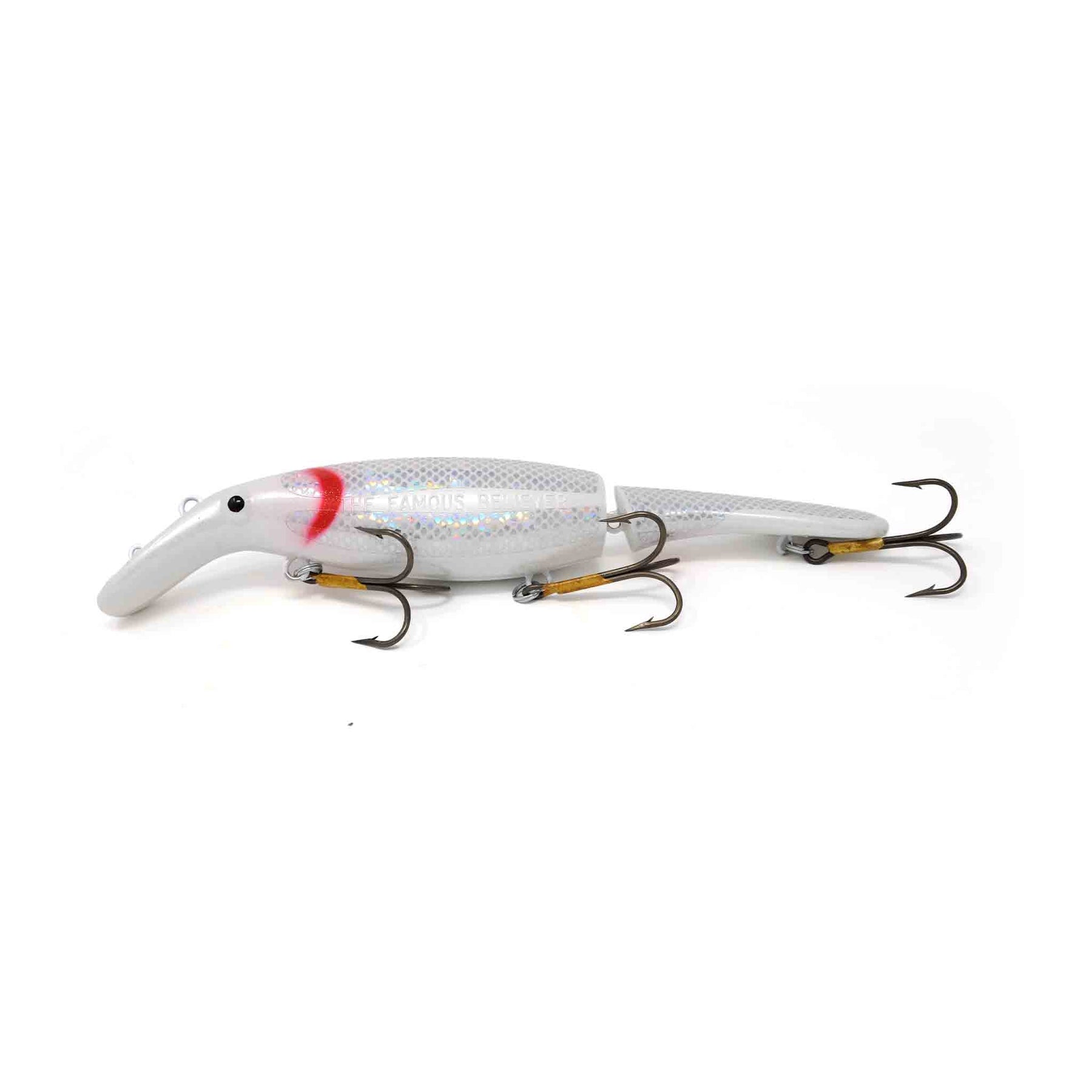 View of Crankbaits Drifter Tackle Believer Jointed 10" Crankbait Holo Superman available at EZOKO Pike and Musky Shop