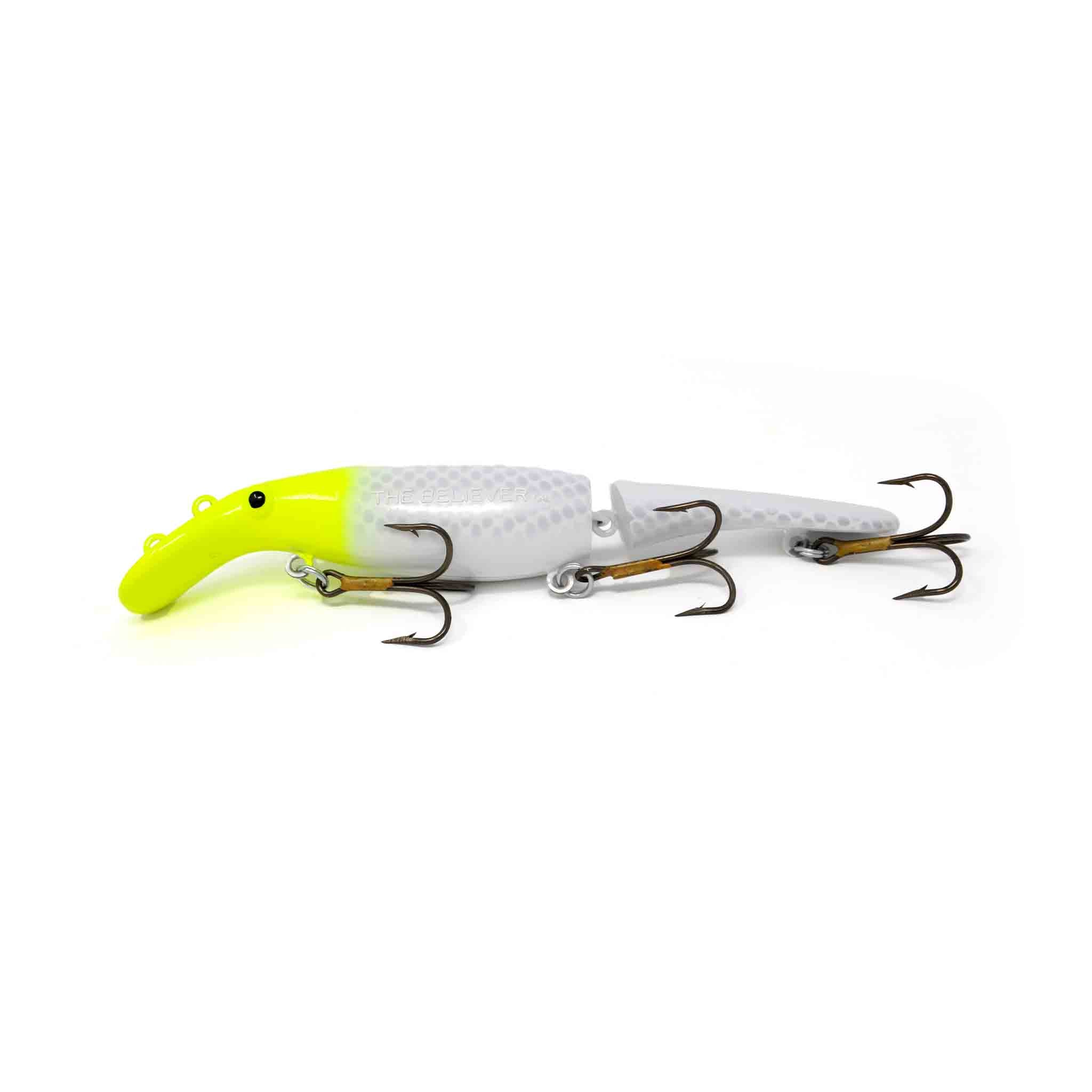 View of Crankbaits Drifter Tackle Believer Jointed 8" Crankbait Lemon Head available at EZOKO Fishing