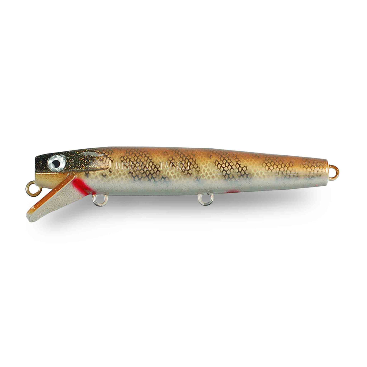 View of Crankbaits Drifter Tackle Muskie Stalker 6'' Straight Crankbait Naturel Walleye available at EZOKO Pike and Musky Shop