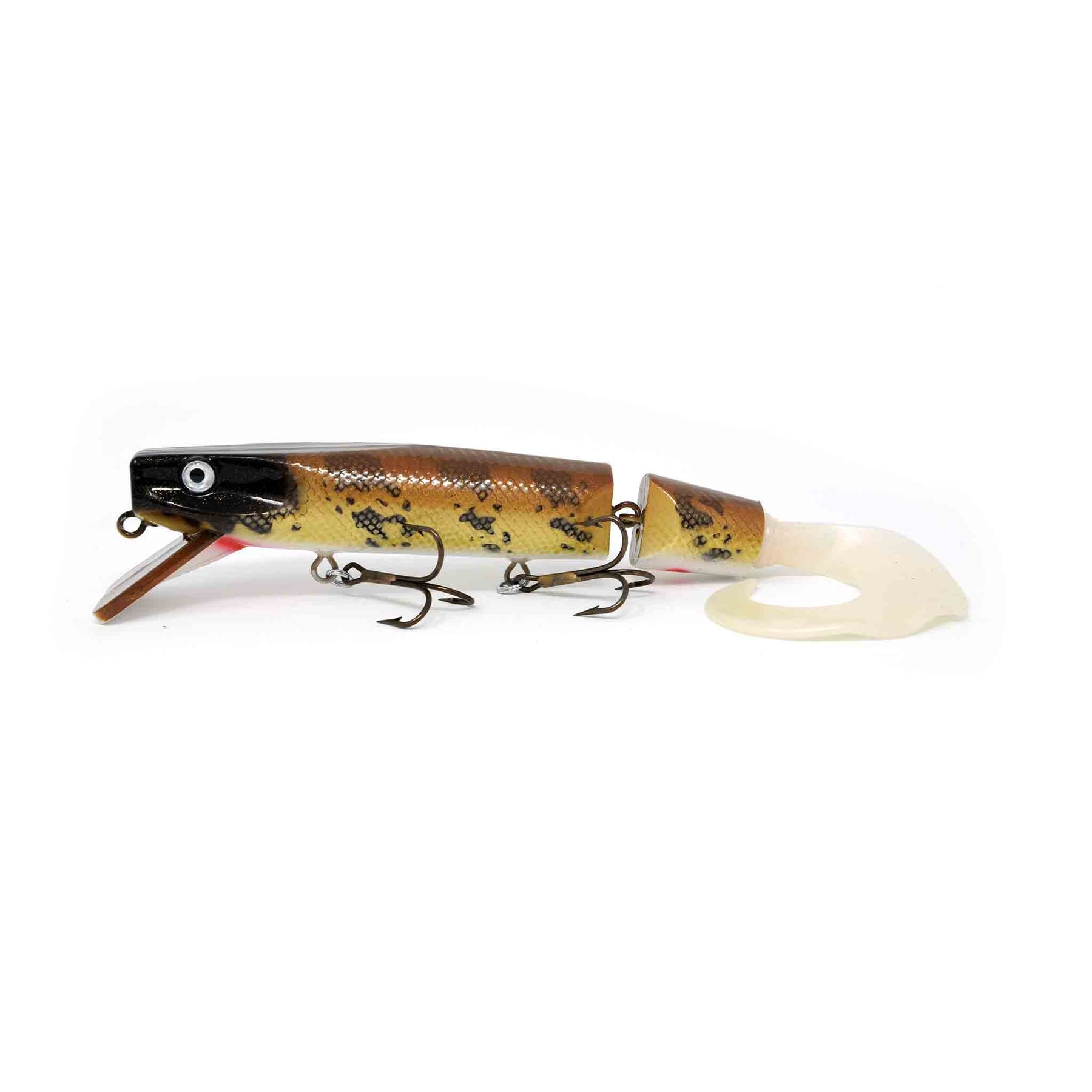 View of Crankbaits Drifter Tackle Muskie Super Stalker 12'' Jointed Crankbait Natural Walleye available at EZOKO Fishing