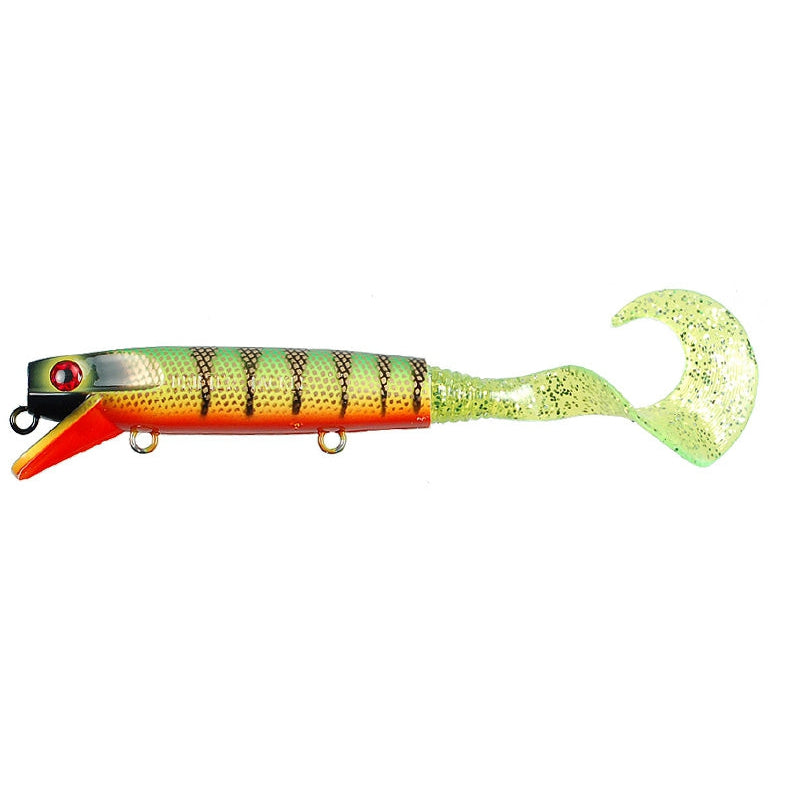 View of Crankbaits Drifter Tackle Muskie Super Stalker 9'' Crankbait Fire Perch available at EZOKO Pike and Musky Shop