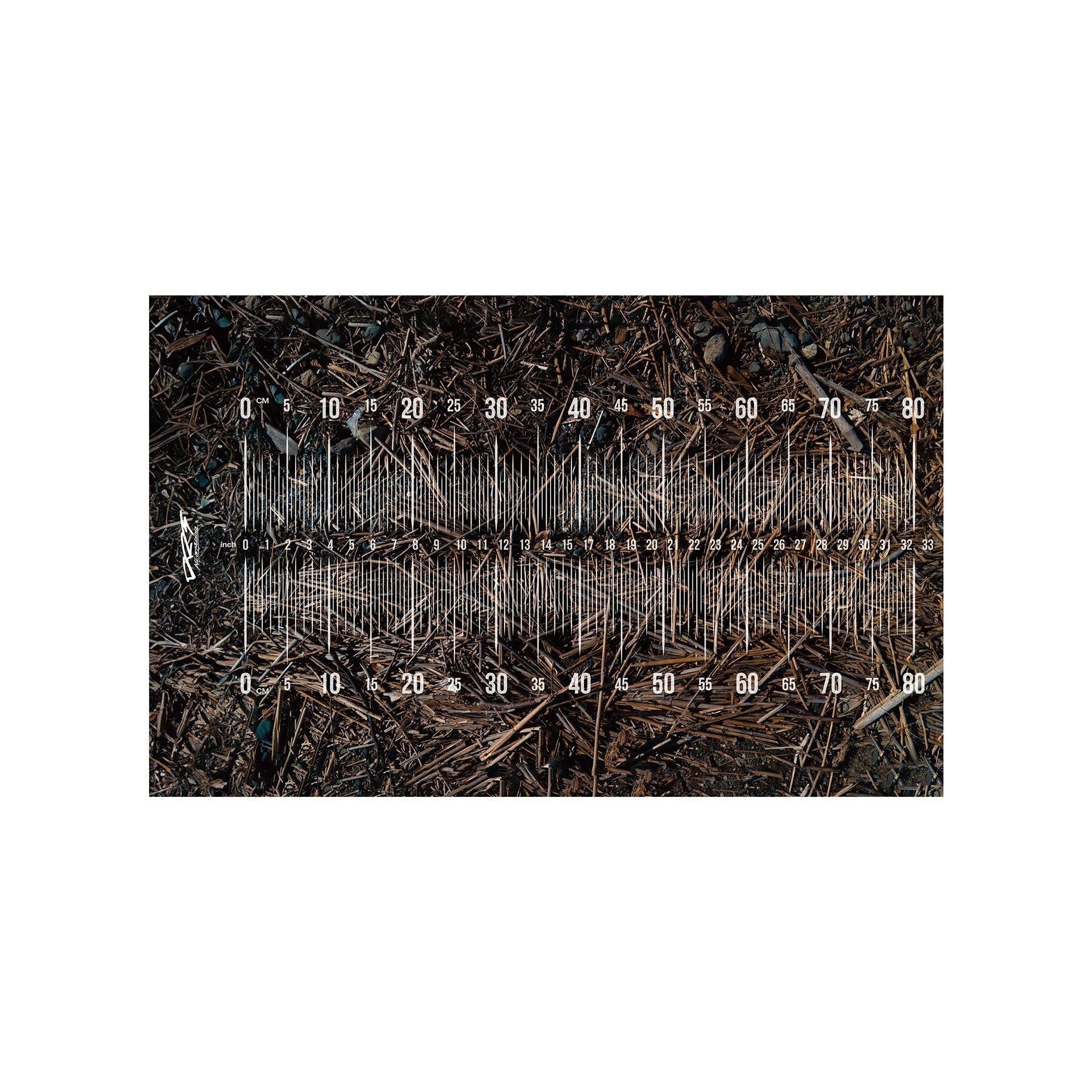 View of DRT Inc. Black Out Measure Sheet Ashi available at EZOKO Fishing
