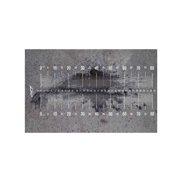 ルアー・フライ drt BLACK OUT MEASURING SHEET XXL DRT inc. Black Out Measure Sheet – Measure Sheet
