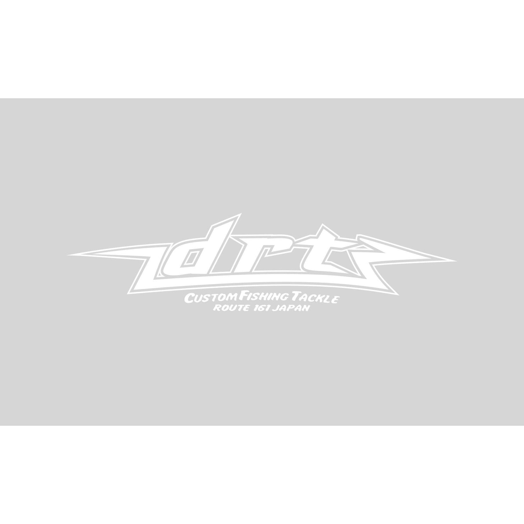 View of DRT Inc. Cutting sticker White available at EZOKO Fishing