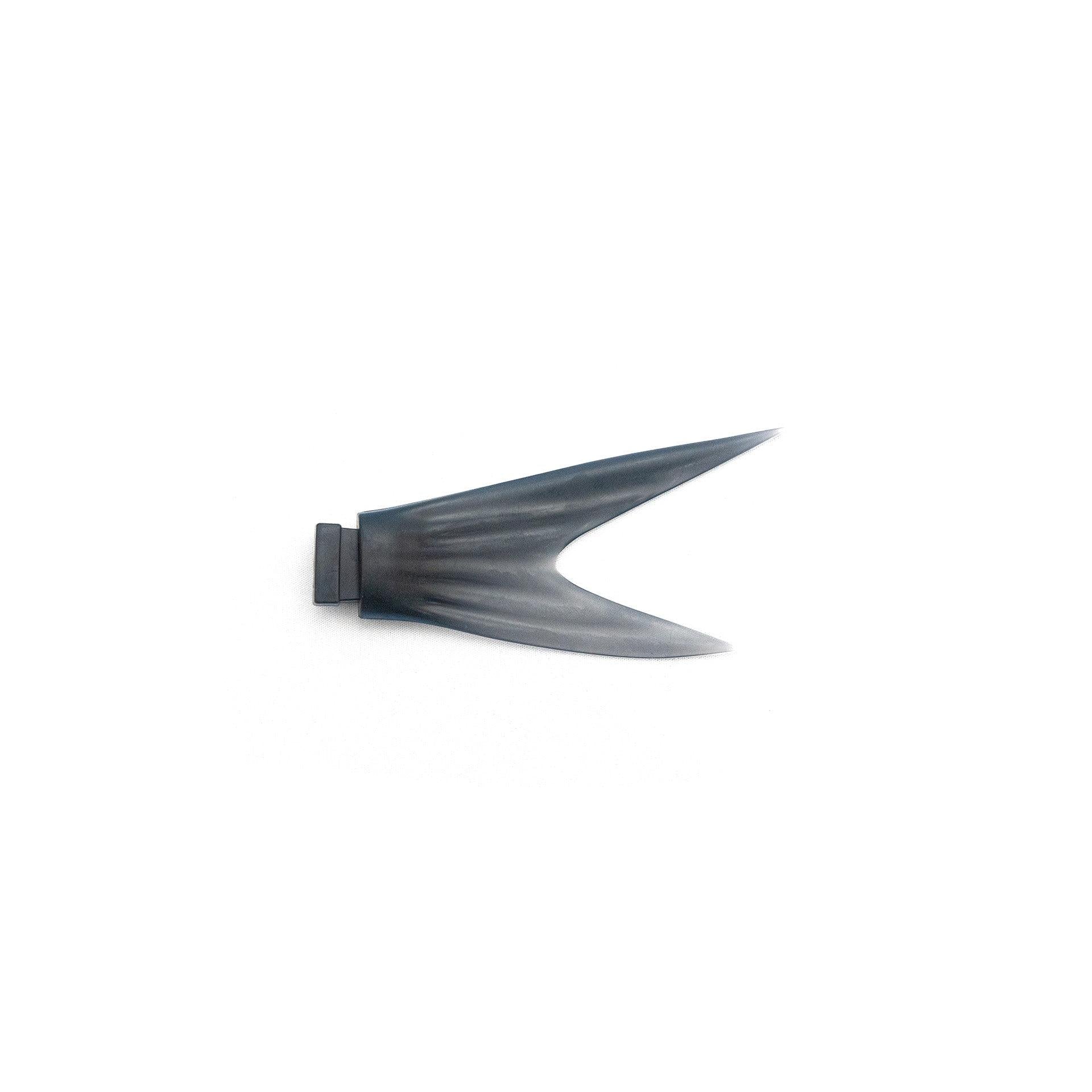 View of DRT inc. Frenzy V-tail Extra tail Smoke available at EZOKO Fishing