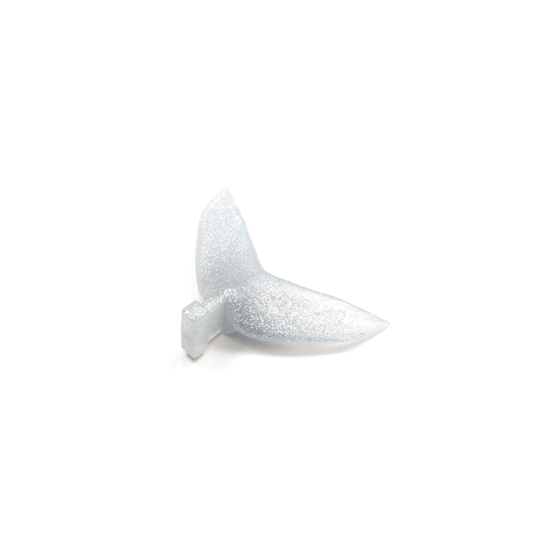 View of DRT Klash9 Extra Tail Clear Silver available at EZOKO Pike and Musky Shop