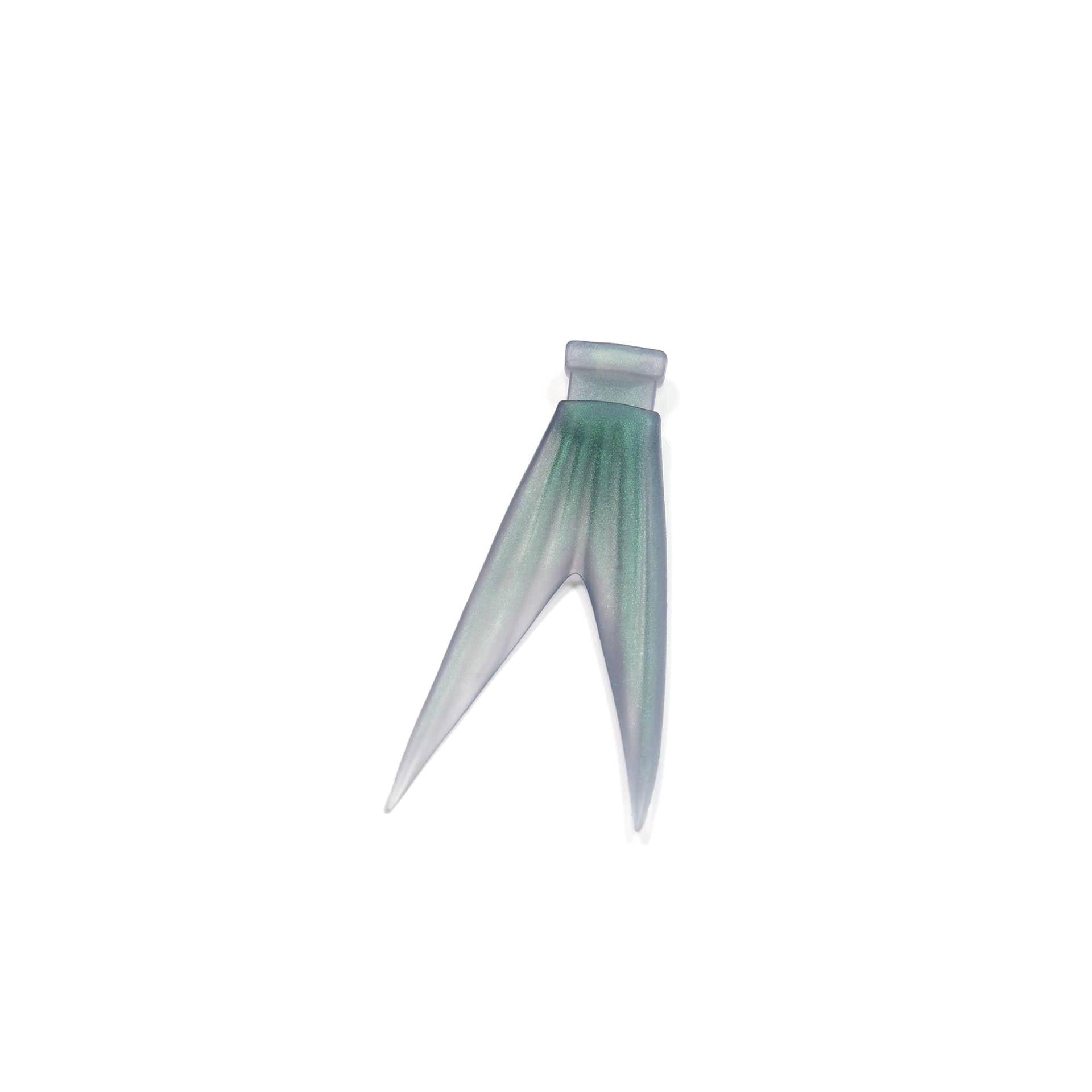 View of DRT Klash9 V-Tail Extra Tail Mist Green available at EZOKO Pike and Musky Shop