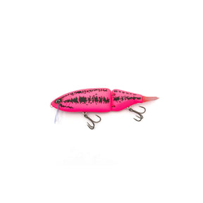 View of Swimbaits DRT Tiny Klash Low Swimbait Panic Pink available at EZOKO Pike and Musky Shop