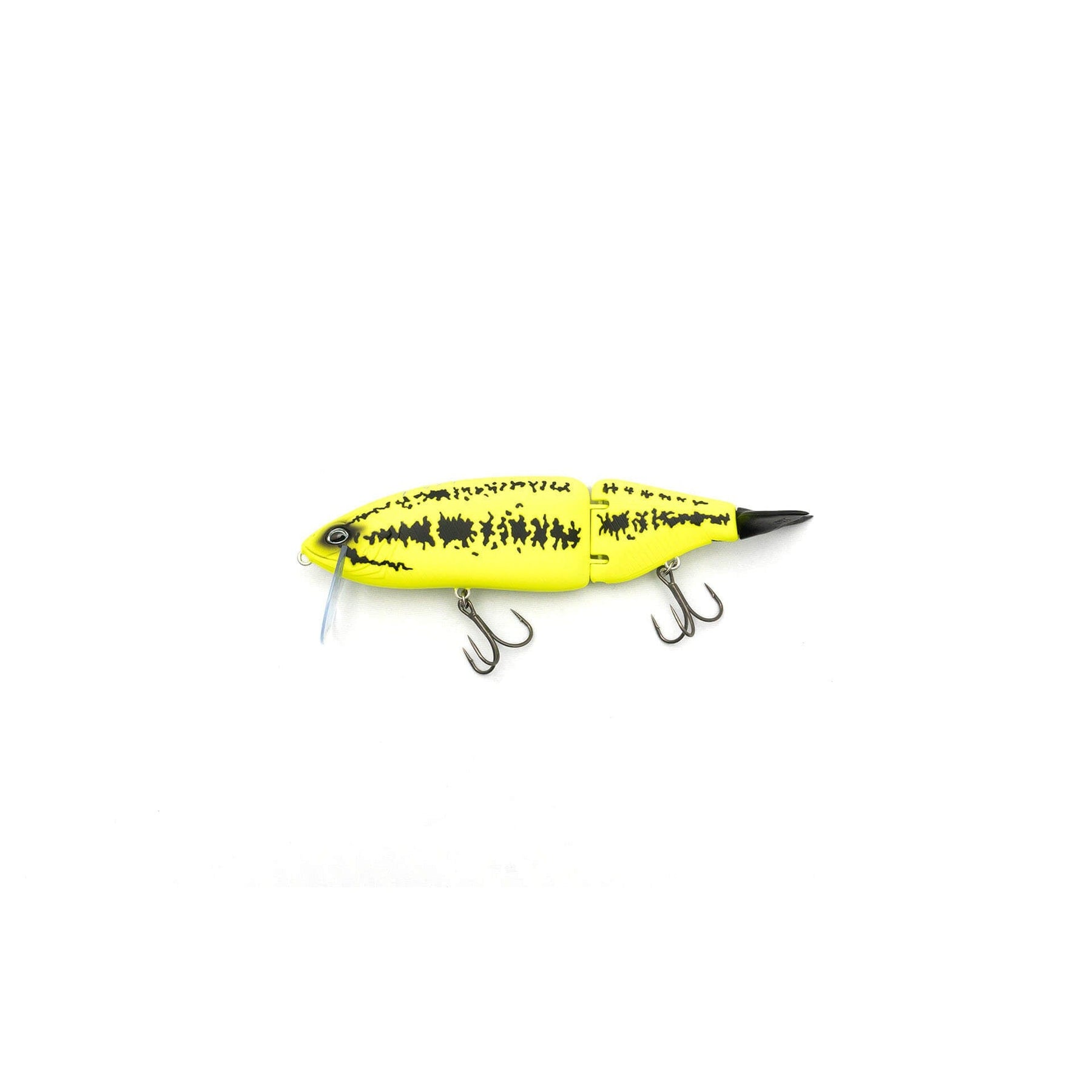View of Swimbaits DRT Tiny Klash Low Swimbait Shock Lemon available at EZOKO Pike and Musky Shop