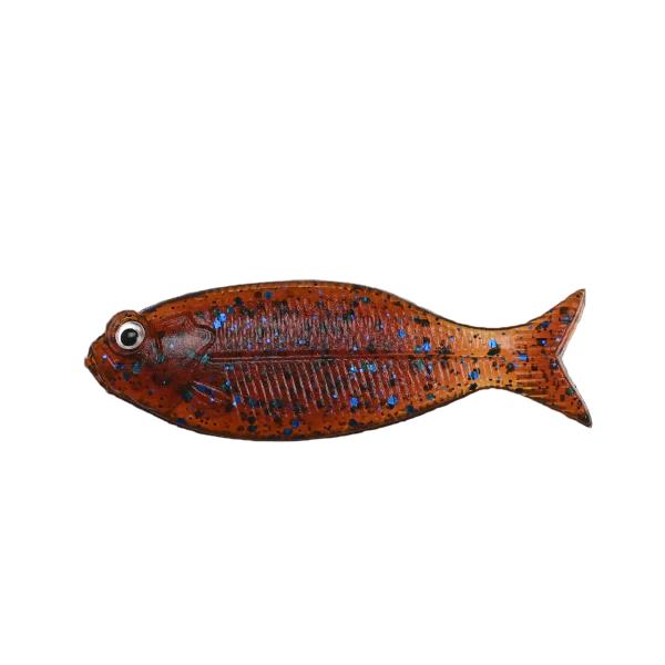 View of Dstyle GILLUULA 2.5" Scapparnon Blue Flake available at EZOKO Fishing