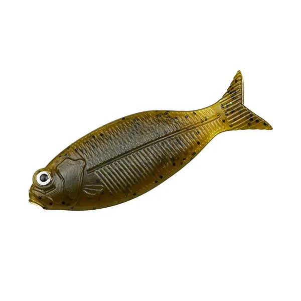 View of Dstyle GILLUULA 3.5" Green Pumpkin Pepper available at EZOKO Fishing