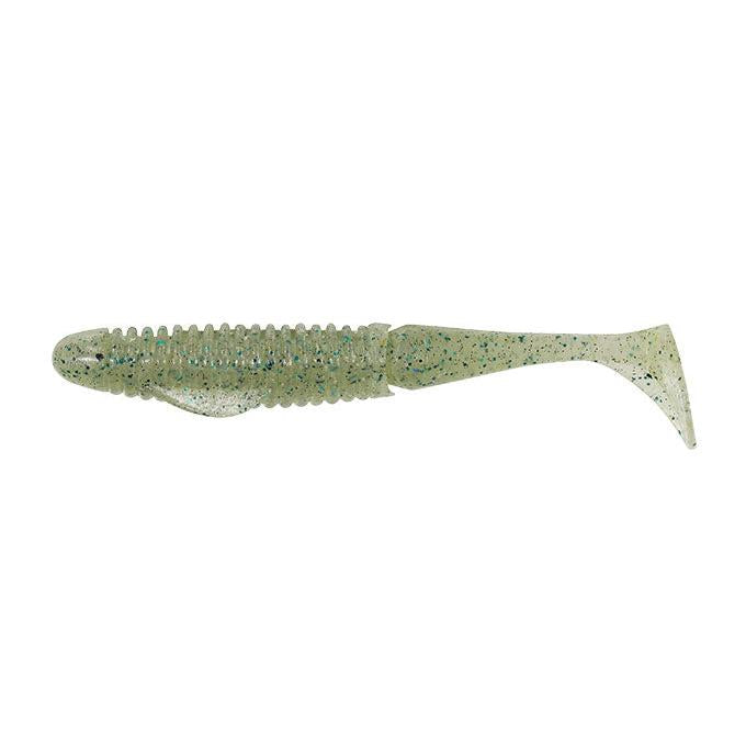 View of DUO Realis Boostar Wake 5" Olive Shrimp available at EZOKO Fishing