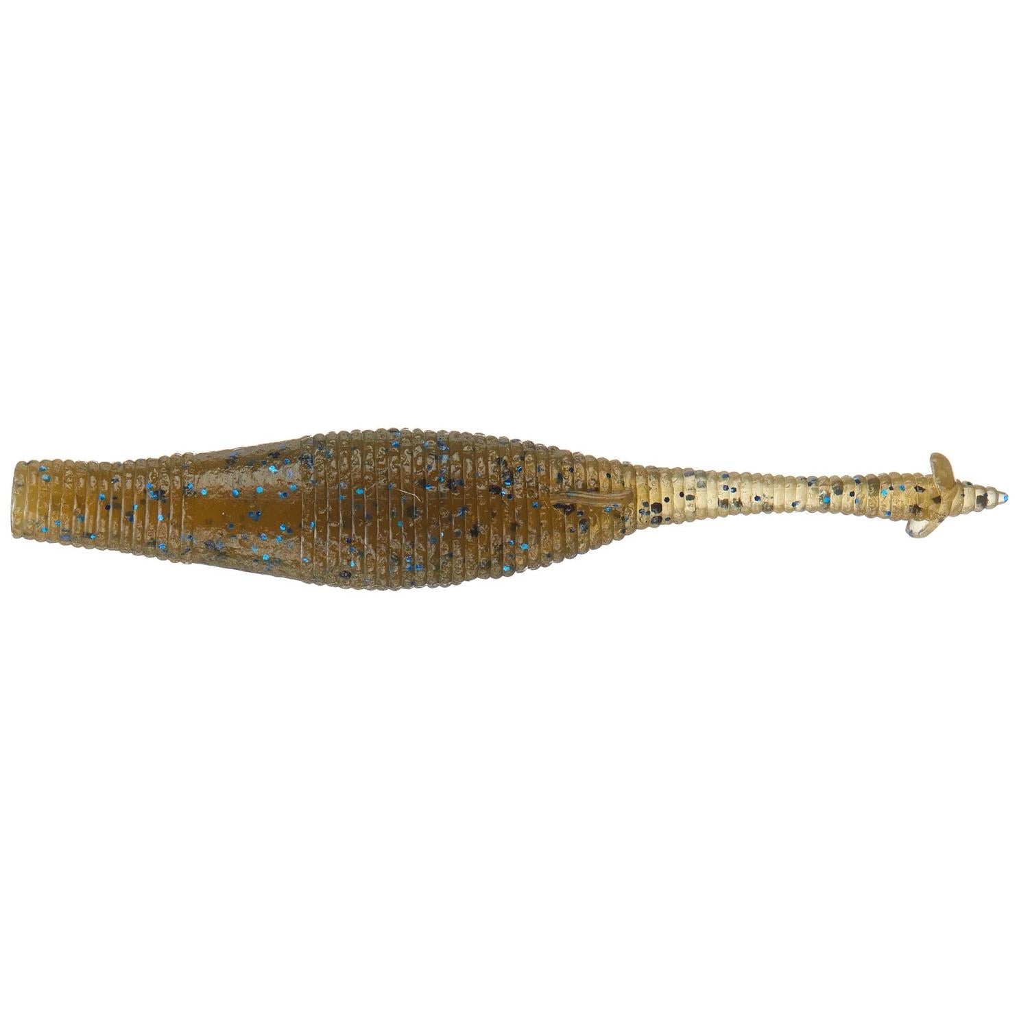 View of DUO Realis Finder Shad Green Pumpkin Blue Flake available at EZOKO Fishing