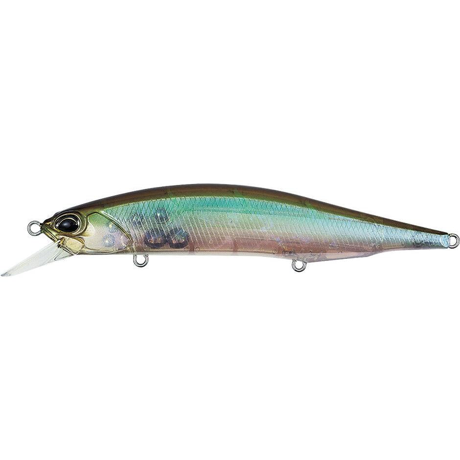 View of DUO Realis Jerkbait 110SP Ghost Minnow available at EZOKO Fishing
