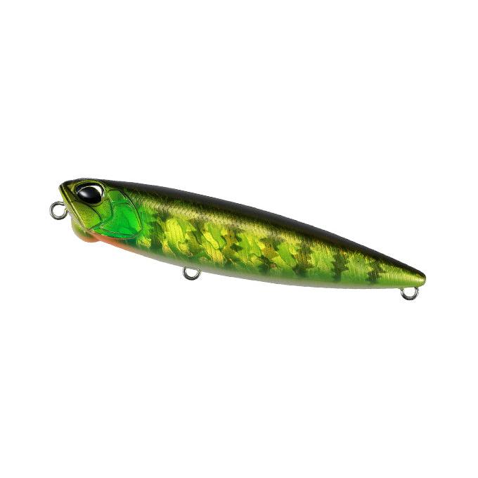 View of DUO Realis Pencil 110 Chartreuse Gill Halo available at EZOKO Pike and Musky Shop