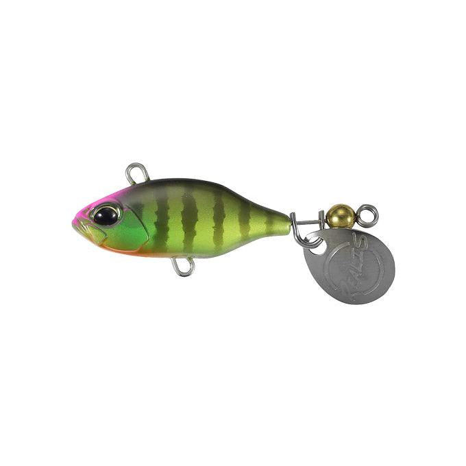 View of DUO Realis Spin 40 Sight Chartreuse Gill available at EZOKO Pike and Musky Shop
