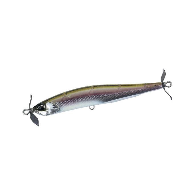 View of DUO Realis Spinbait 100 Komochi Wakasagi available at EZOKO Pike and Musky Shop