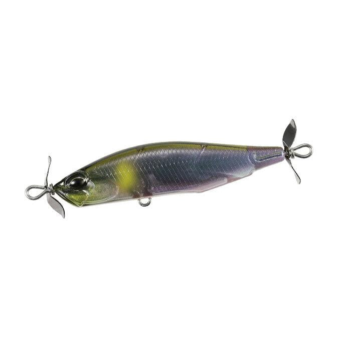 View of DUO Realis Spinbait 72 Alpha BK Ayu available at EZOKO Fishing