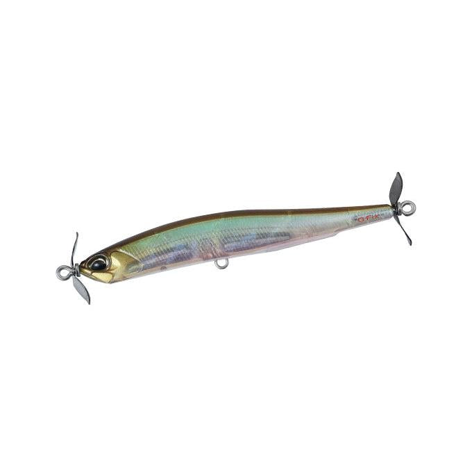 View of DUO Realis Spinbait 80 G-Fix Ghost Minnow available at EZOKO Fishing