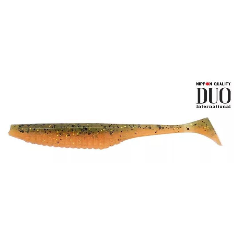 View of DUO Realis Versa Shad 3" Watermelon Orange Gold available at EZOKO Fishing