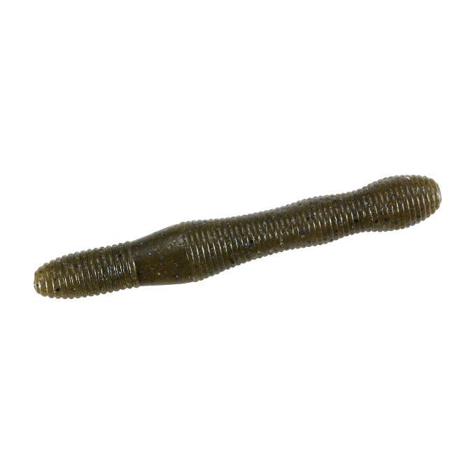 View of DUO Realis Wriggle Stick 3" Green Pumpkin Blue Flake available at EZOKO Fishing