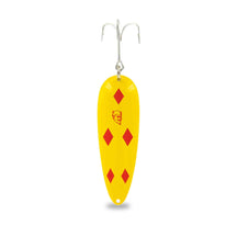 View of Jigs-Spoons Eppinger Dardevle 1oz Spoon Yellow/Red Diamond available at EZOKO Fishing