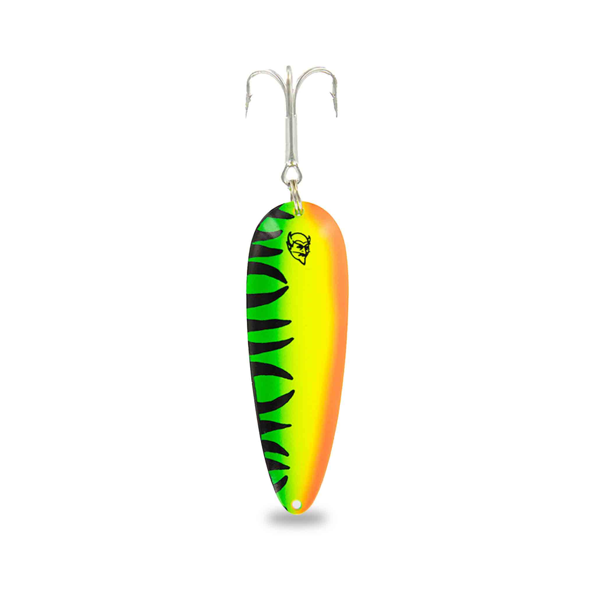View of Jigs-Spoons Eppinger Troll Devle Spoon Fire Tiger available at EZOKO Pike and Musky Shop