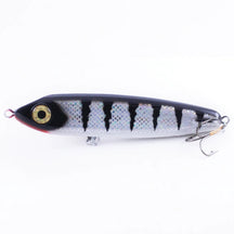 View of Jerk-Glide_Baits ERC Hell Hound 8'' Glide Bait Metallic Scale White Perch available at EZOKO Fishing