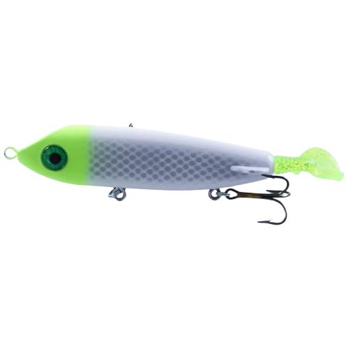 View of Jerk-Glide_Baits ERC Squirrelly Hell Hound 9'' Glide Bait Lemon Head available at EZOKO Fishing