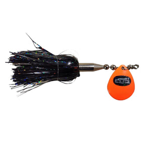 View of Bucktails Esox Assault Single 6 Bucktail Black / Orange available at EZOKO Pike and Musky Shop