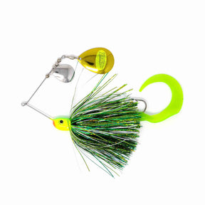 View of Spinnerbaits Esox Assault Spinnerbait Colorado 1.5oz Gang Green available at EZOKO Pike and Musky Shop
