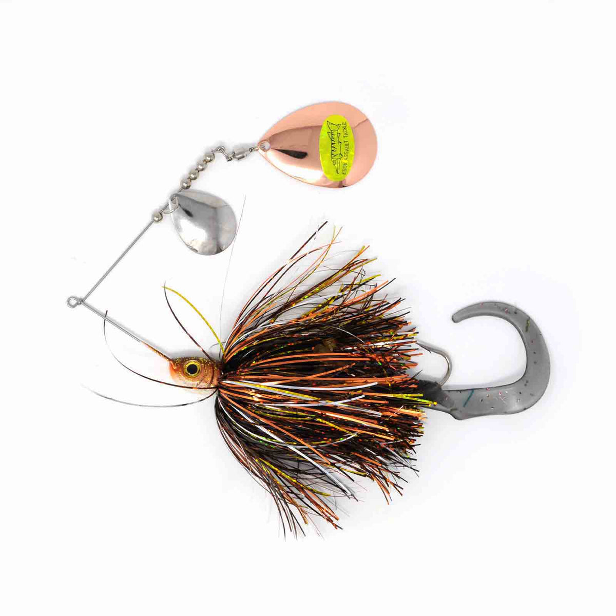 View of Spinnerbaits Esox Assault Spinnerbait Colorado 1oz Killer Korn available at EZOKO Pike and Musky Shop