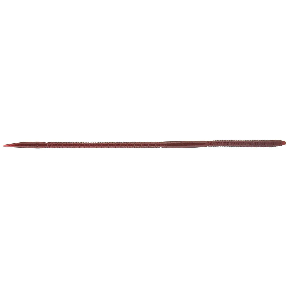 View of Worm Evergreen Bow Worm Noodel 8 in. Dark Plum available at EZOKO Fishing