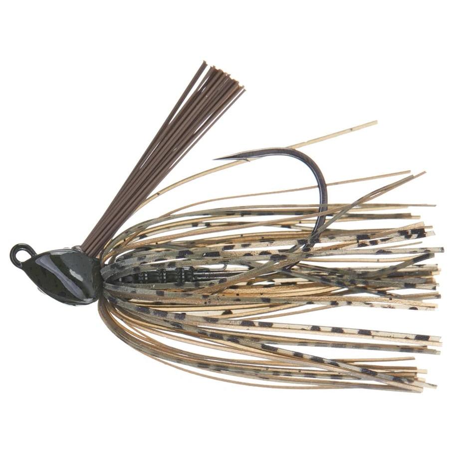 View of Swim Jig Evergreen Grass Ripper Swim Jig 1/4 OZ. Green Pumpkin available at EZOKO Fishing